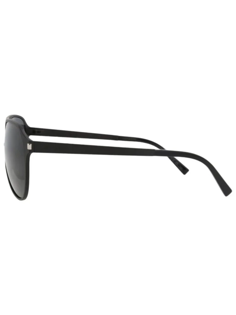 New Saint Laurent Women's Sunglasses Aviator Metal Frame Unisex Black Black